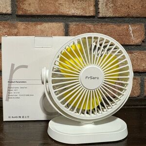 Desk organizer, fan and decoration for office/ work station